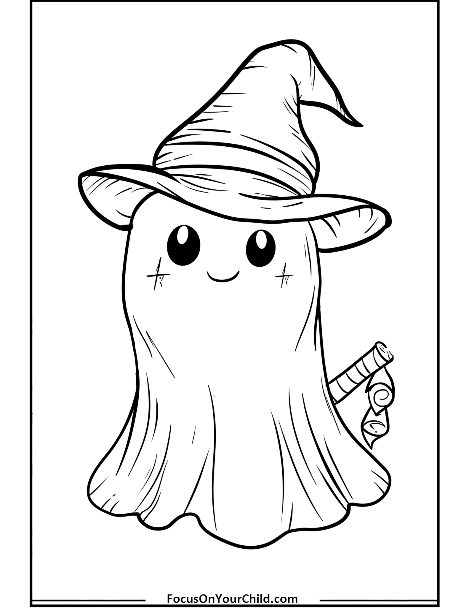 50+ Ghost Coloring Pages (Free PDF Printables)