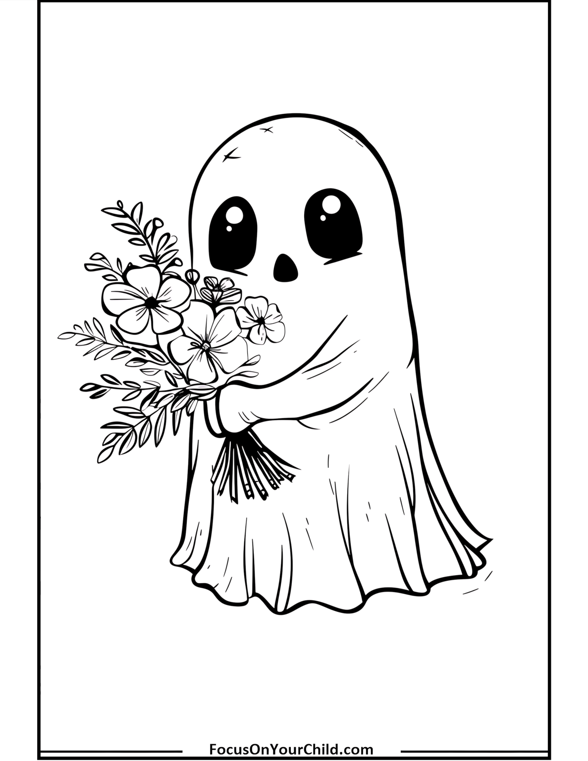 50+ Ghost Coloring Pages (Free PDF Printables)