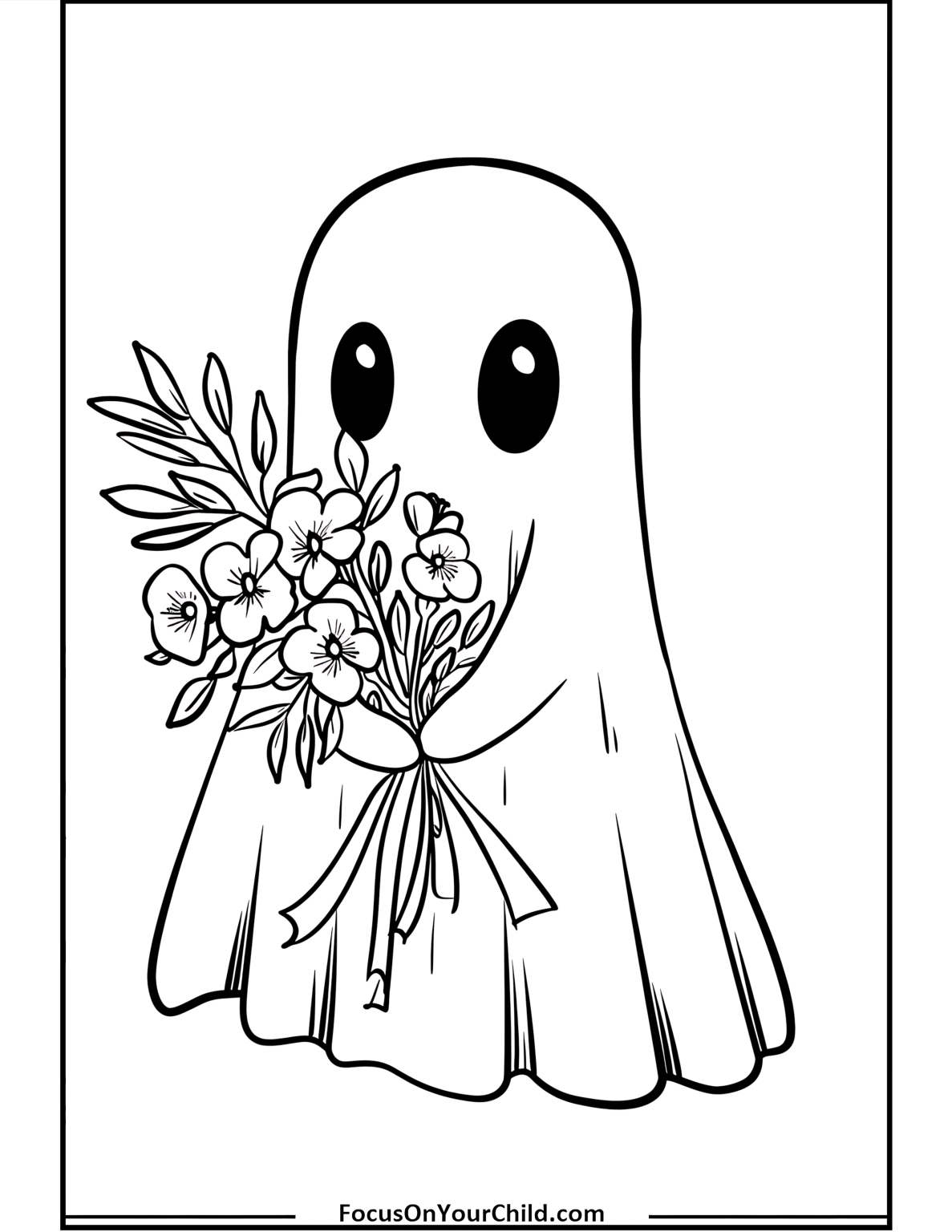 50+ Ghost Coloring Pages (Free PDF Printables)