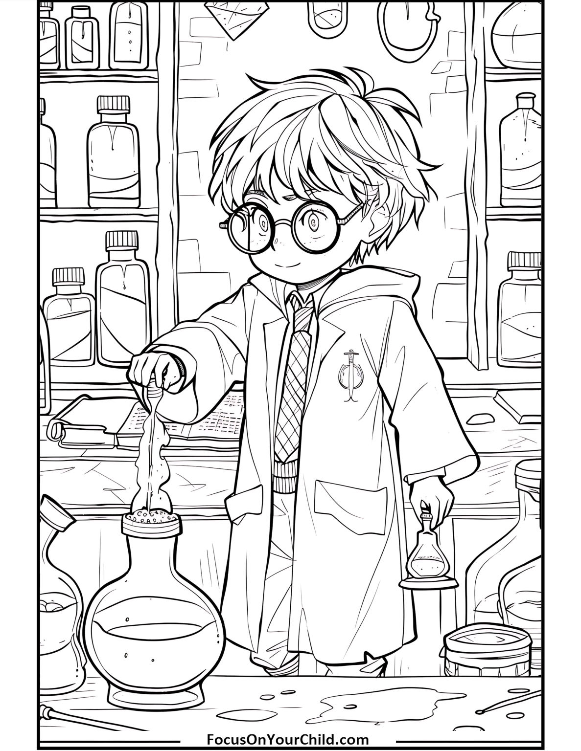 50+ Harry Potter Coloring Pages (Free PDF Printables)