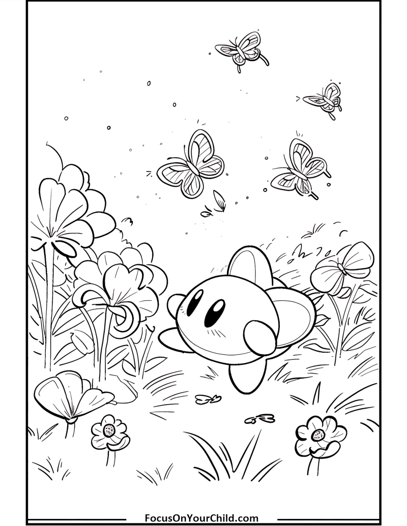 50+ Kirby Coloring Pages (Free PDF Printables)
