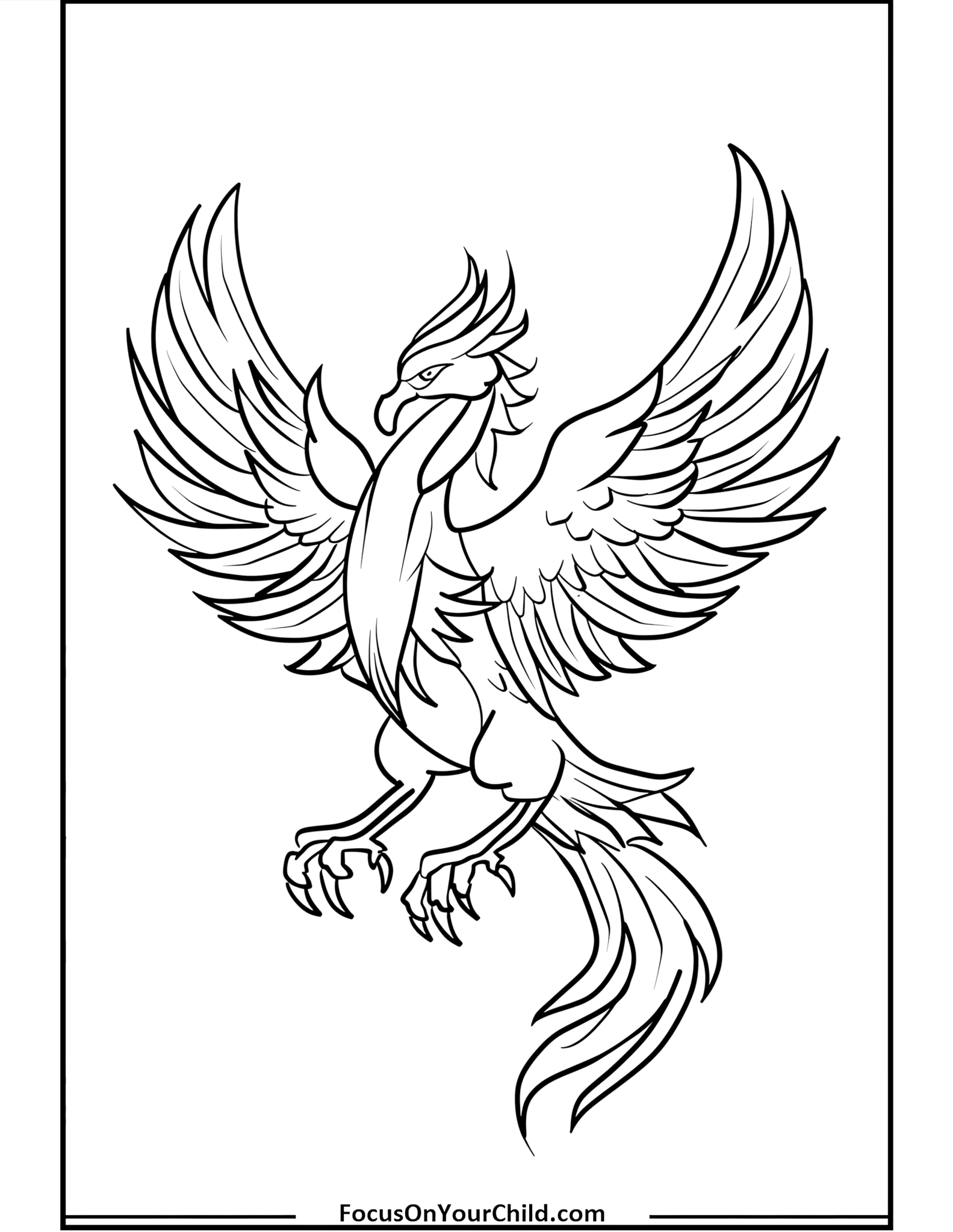 50+ Phoenix Coloring Pages (Free PDF Printables)