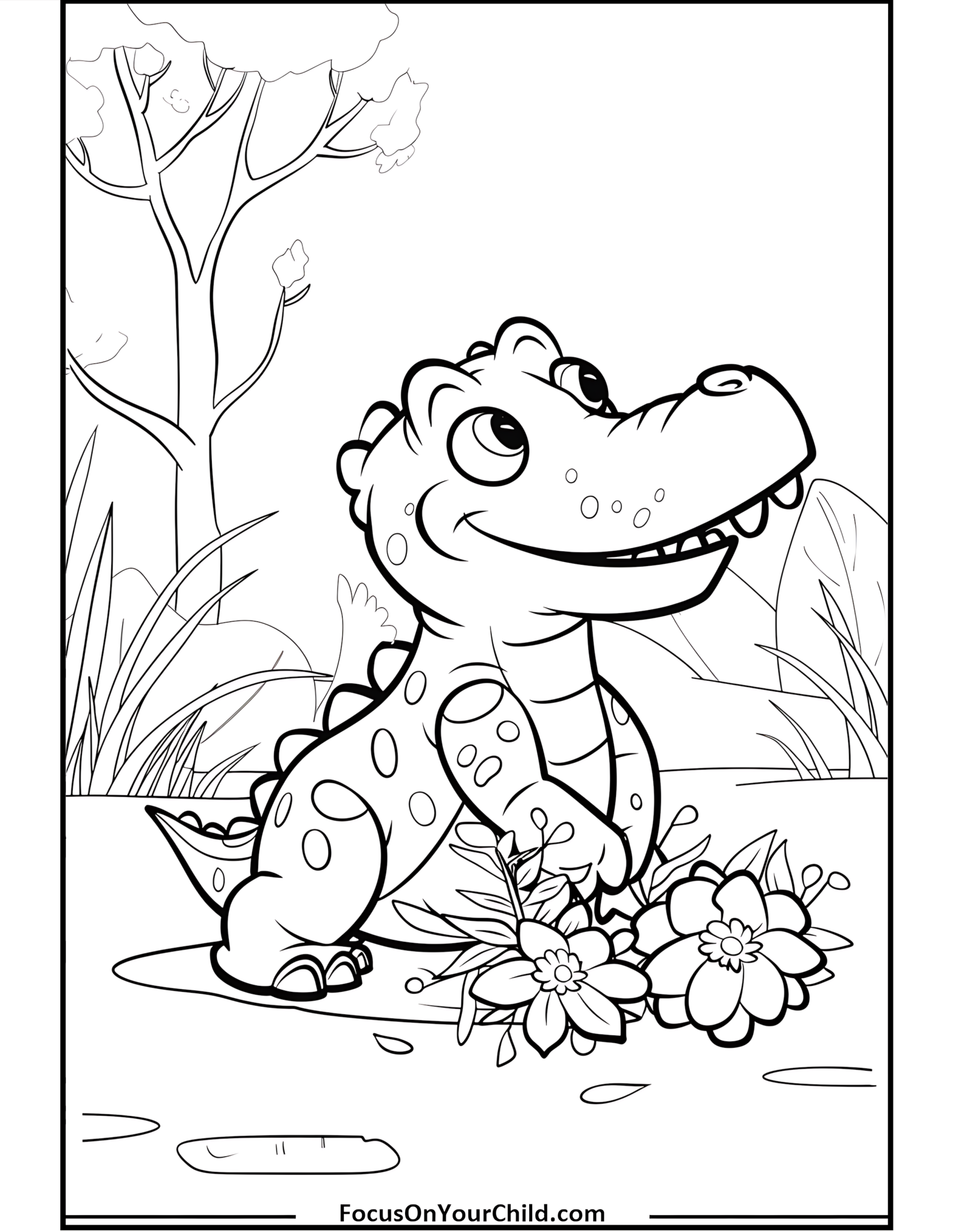 50+ Alligator Coloring Pages (Free PDF Printables)