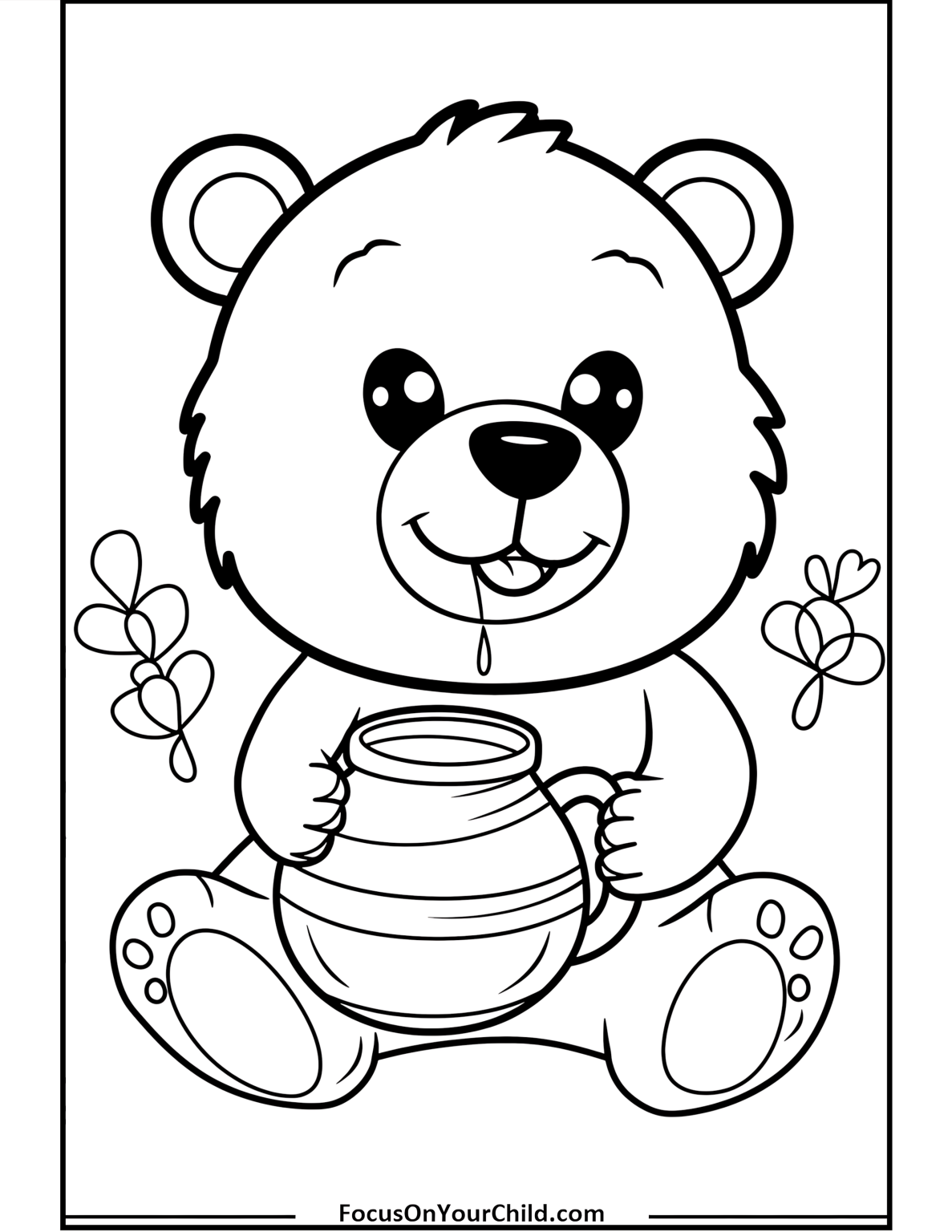 50+ Bear Coloring Pages (Free PDF Printables)