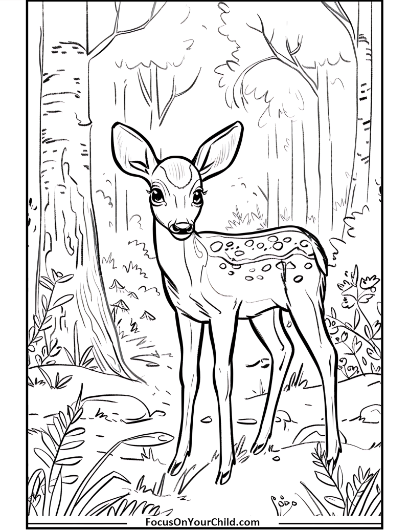 50+ Animal Coloring Pages (Free PDF Printables)