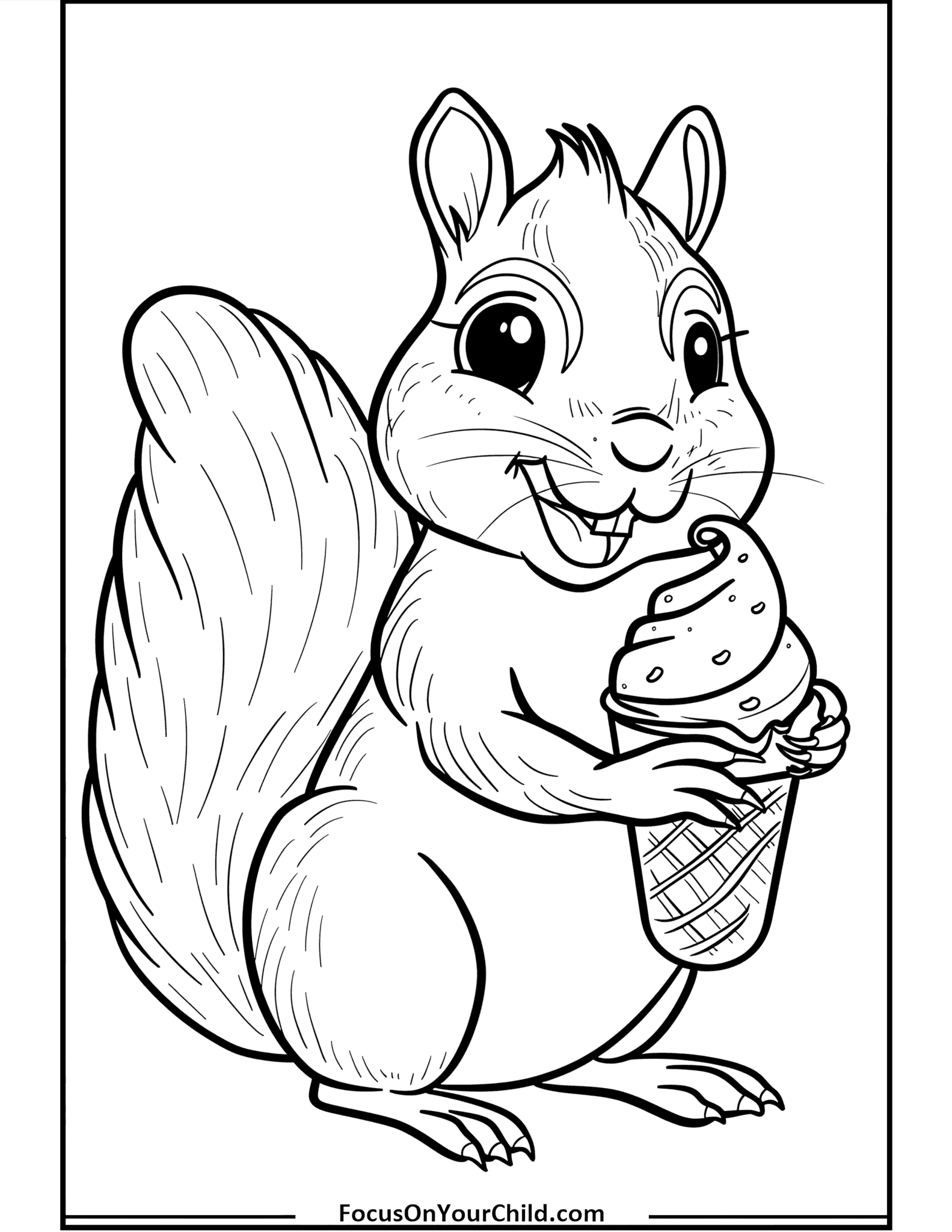 50+ Squirrel Coloring Pages (Free PDF Printables)