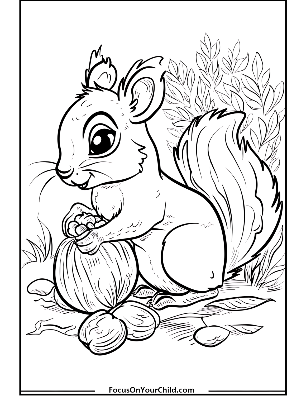 50+ Squirrel Coloring Pages (Free PDF Printables)