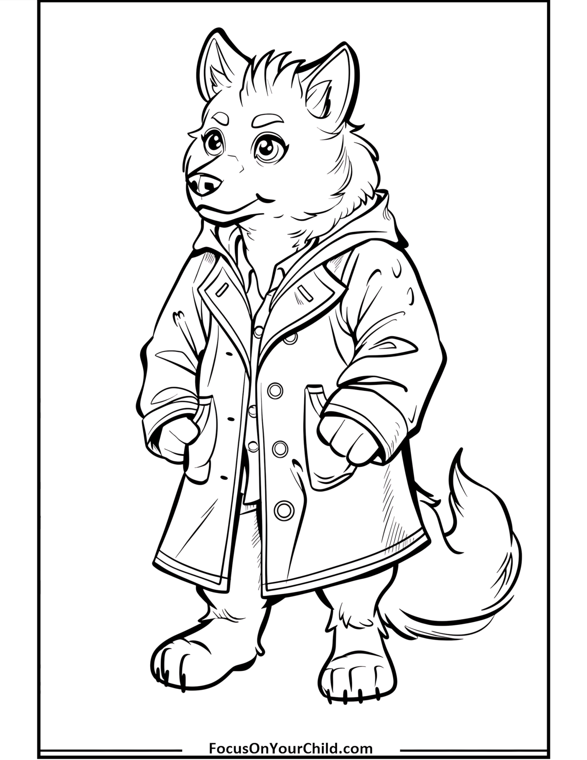 Creative Werewolf Coloring Pages for Kids