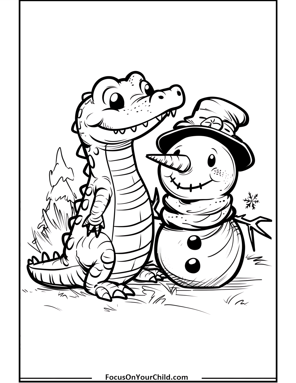 50+ Snowman Coloring Pages (Free PDF Printables)