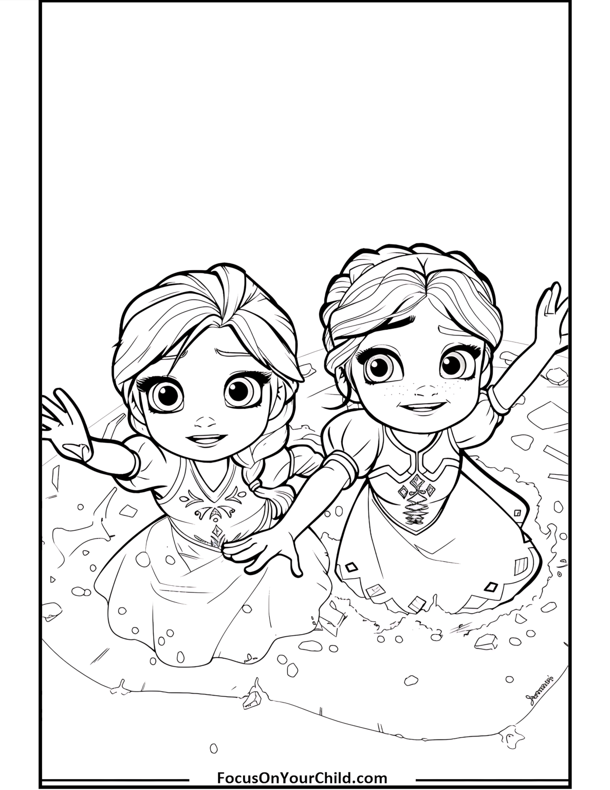 50+ Frozen Coloring Pages (Free PDF Printables)