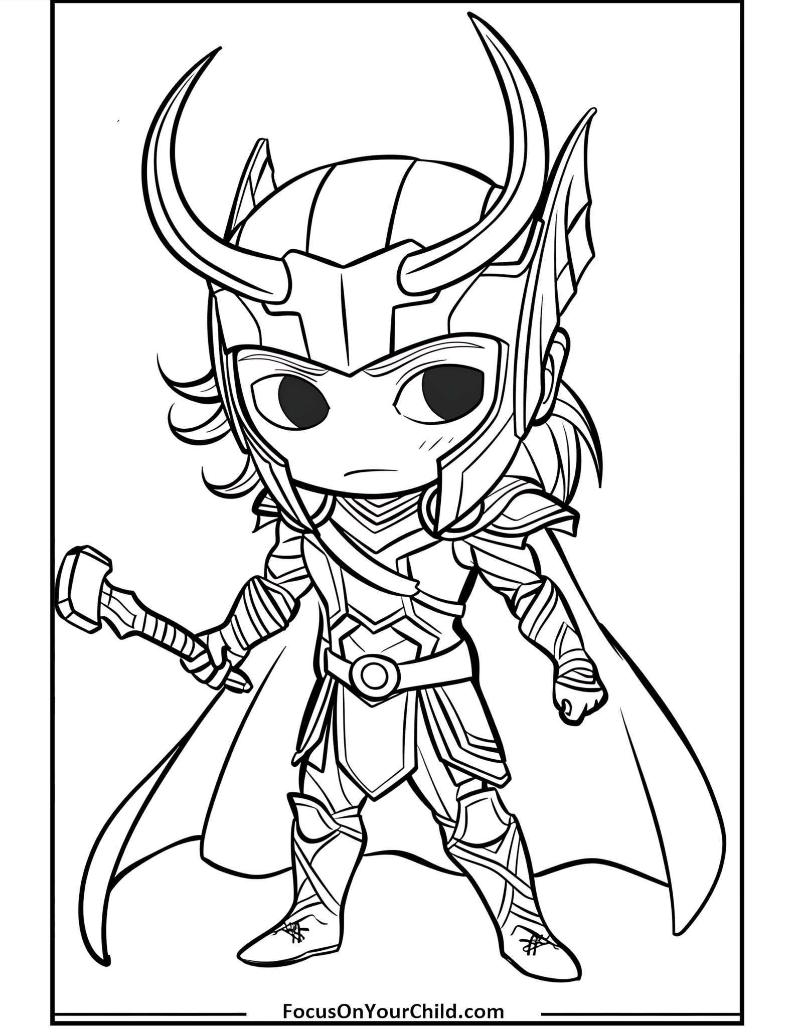 50+ Loki Coloring Pages (Free PDF Printables)