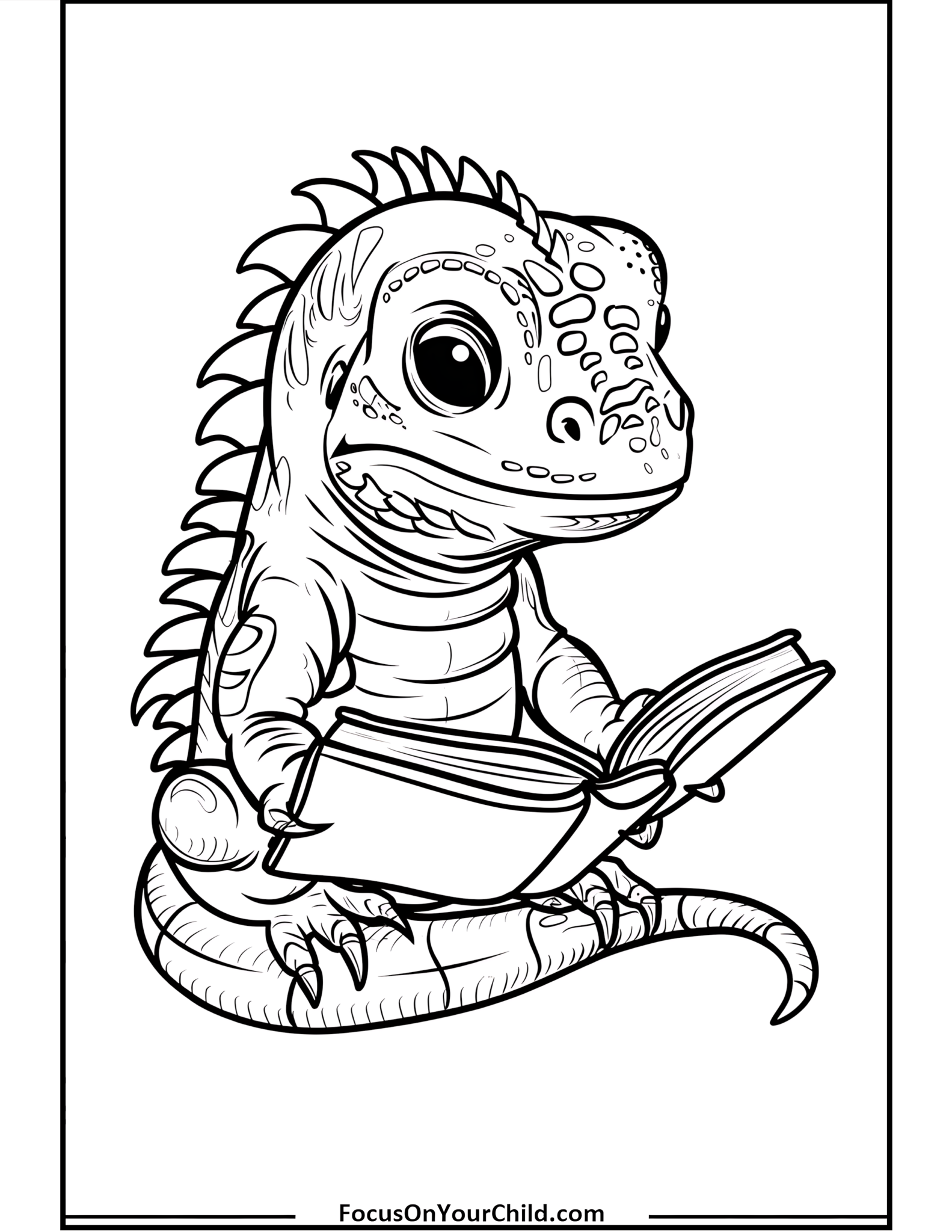 50+ Iguana Coloring Pages (Free PDF Printables)