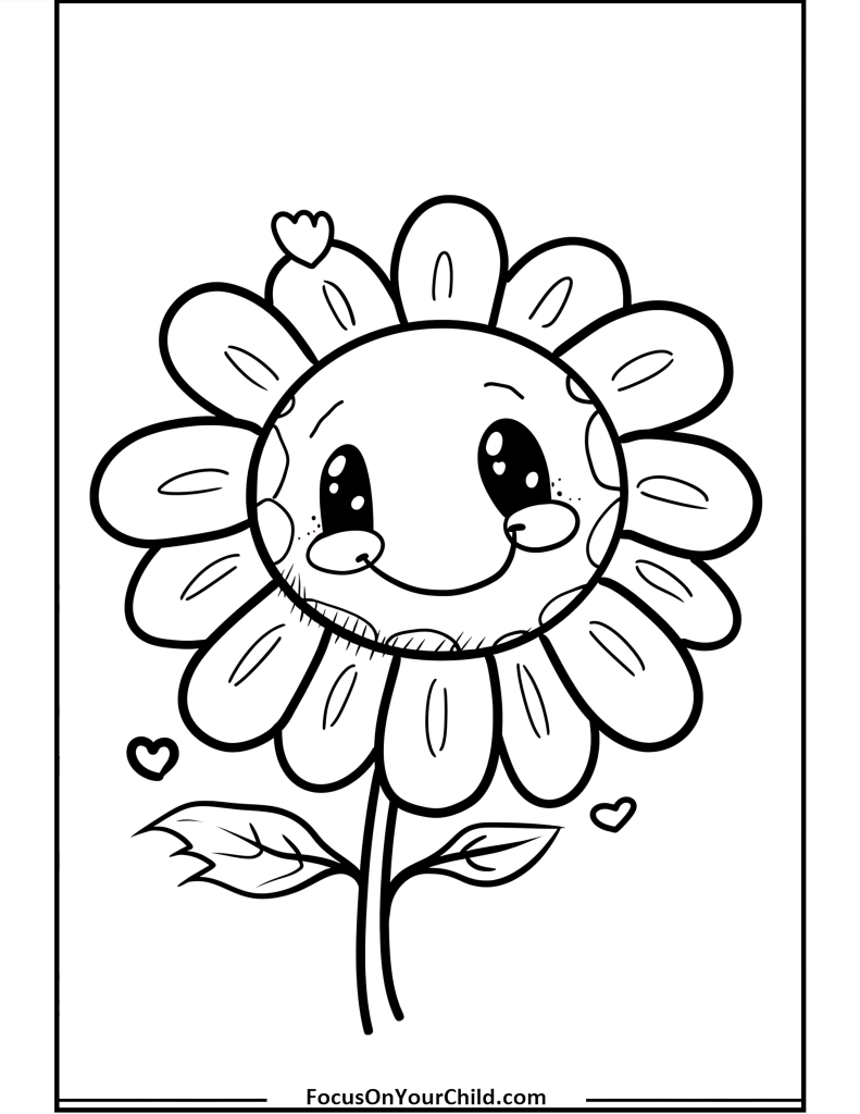 50+ Daisy Coloring Pages (Free PDF Printables)