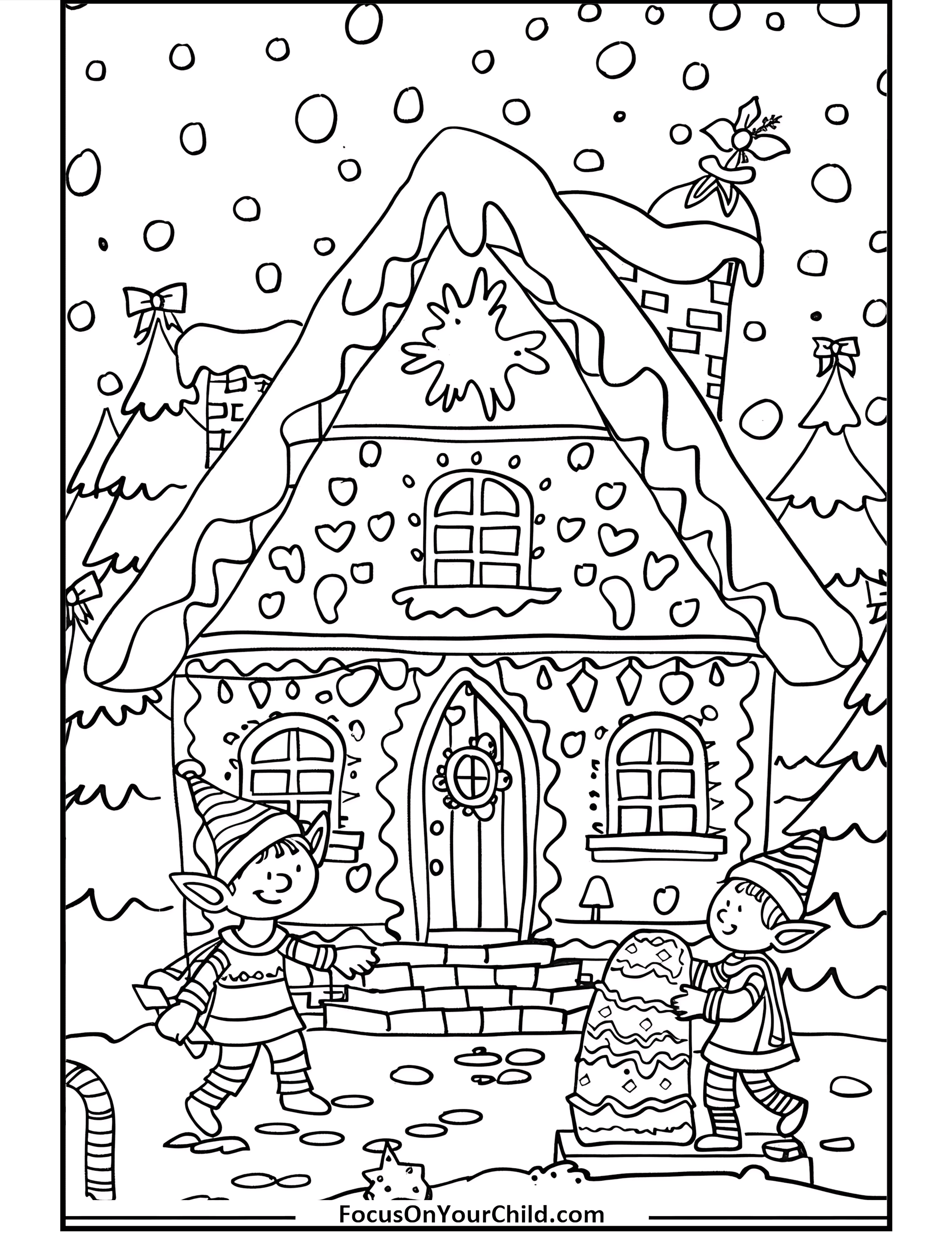 50  Elves Coloring Pages (Free PDF Printables)
