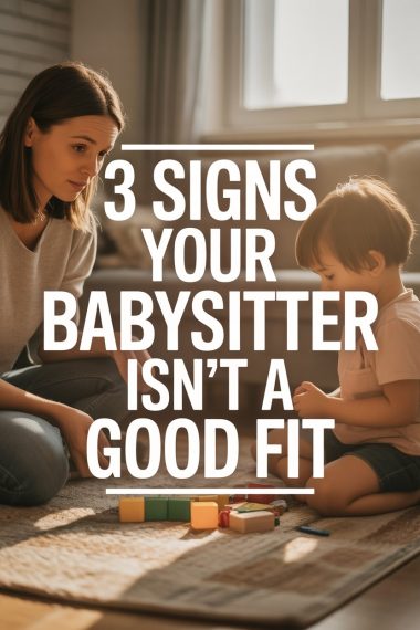Woman and child playing on rug, signs of a bad babysitter.