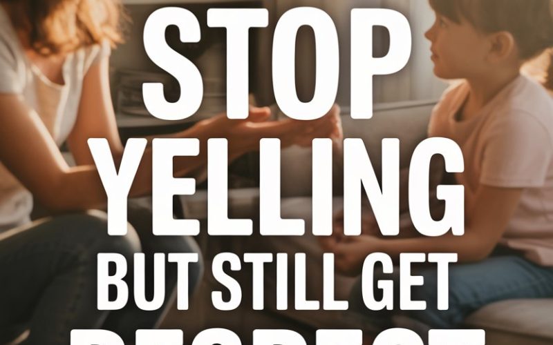 Parent-child communication tips to stop yelling and gain respect peacefully.