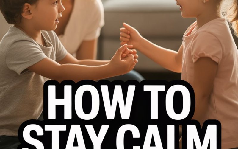 Parenting tips for staying calm with kids and managing emotions effectively.