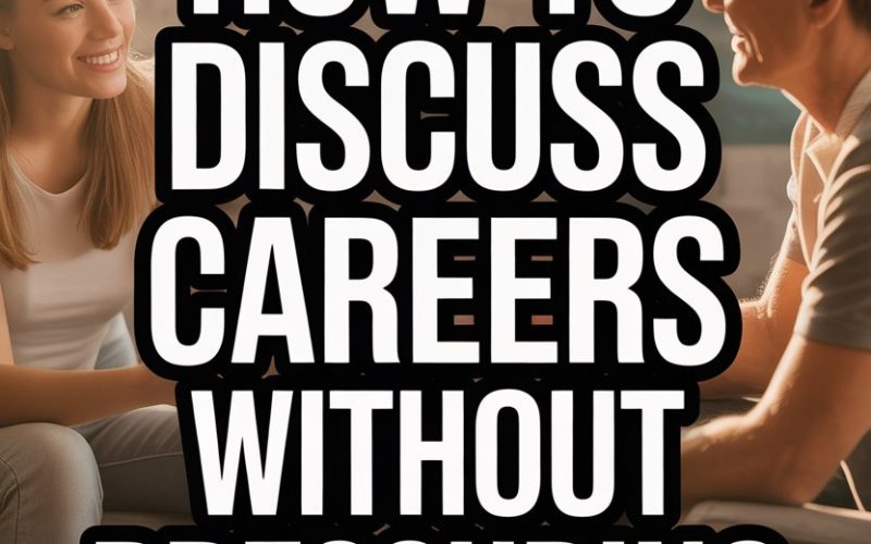 Friendly career discussion tips for talking about careers without pressure.