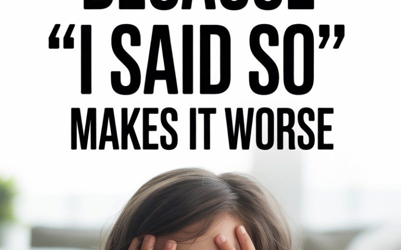 Young girl upset with parent communication mistake highlighting the impact of dismissive responses.