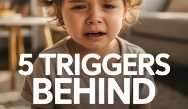 Child experiencing emotional outburst, understanding triggers behind explosive kid emotions, in a cozy home.