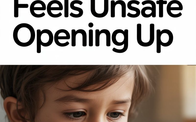 Signs Your Child Feels Unsafe to Open Up and Emotional Vulnerability Indicators.
