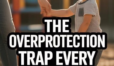 Child at playground with parent highlights overprotection risks in parenting.