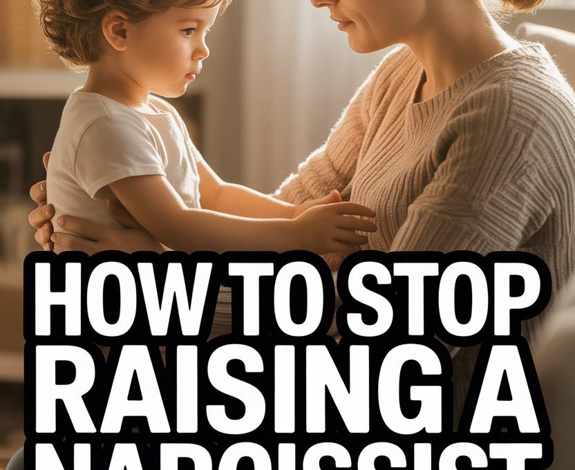 Mother and child sharing an emotional moment, emphasizing healthy parenting and preventing narcissistic behaviors.