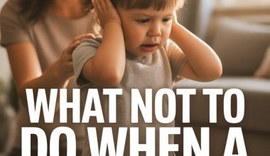 Mother comforting upset child during tantrum, highlighting what parenting mistakes to avoid.