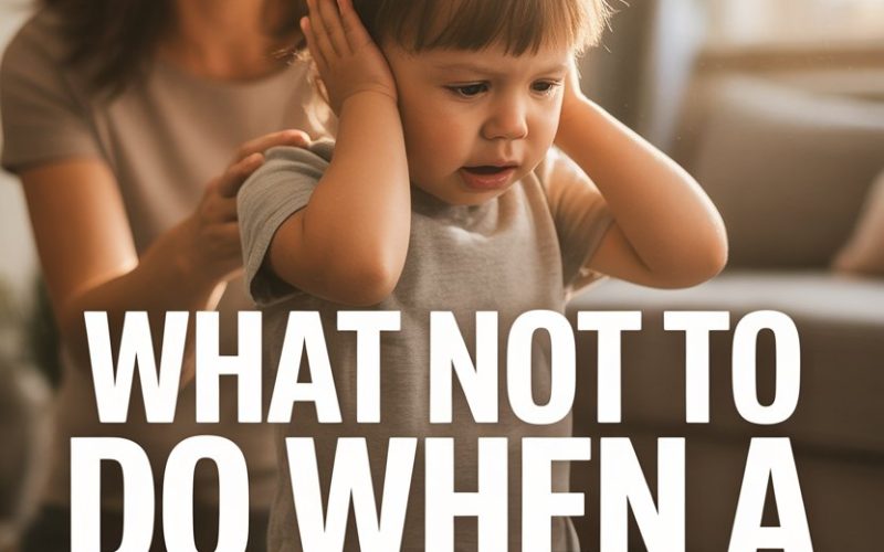 Mother comforting upset child during tantrum, highlighting what parenting mistakes to avoid.