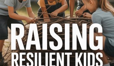 Children building resilience through outdoor play and teamwork in a sunny backyard.