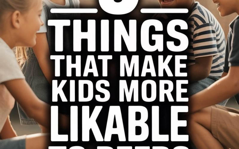 Children playing and smiling outdoors, showcasing qualities that boost peer likability and social skills.