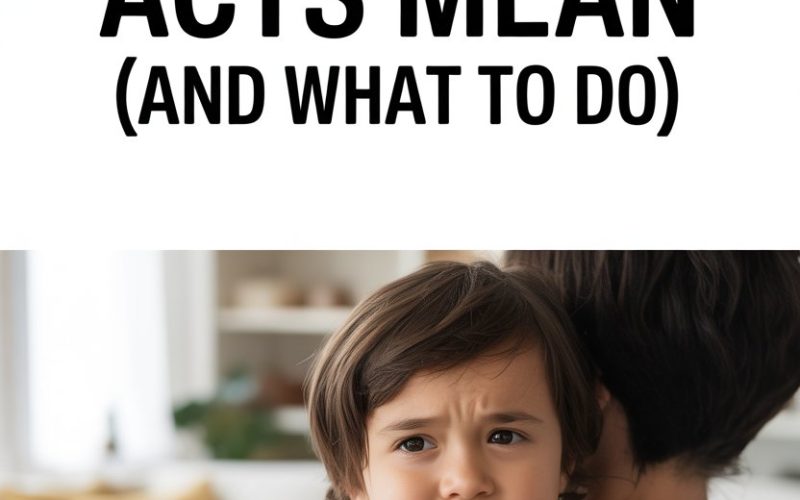 Parent comforting upset child showing emotional support and understanding during a difficult moment.
