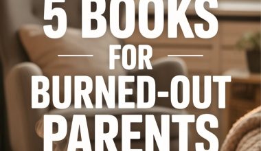 Cozy reading ideas for stressed parents enjoying relaxing books with coffee in a warm living room.