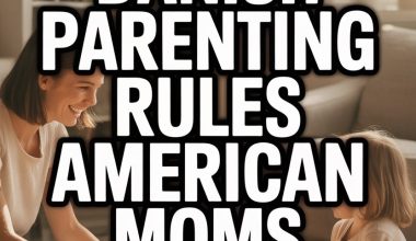 Mother and daughter bonding at home, showcasing Danish parenting tips for American moms.
