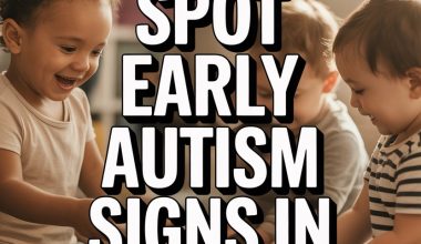 Children playing with colorful blocks, highlighting early autism signs in toddlers.