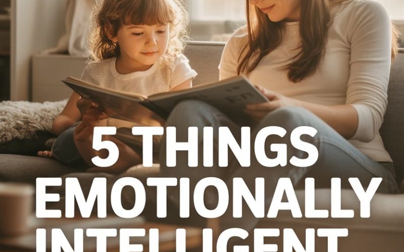 Warm family bonding scene between mother and daughter with emotional intelligence parenting tips.