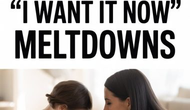 Calm, caring mother comforting upset child during a toddler meltdown with gentle support.