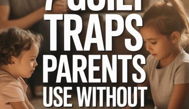 Family sharing a cozy moment, highlighting common parental guilt traps and mindful parenting.