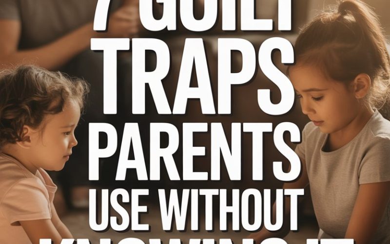 Family sharing a cozy moment, highlighting common parental guilt traps and mindful parenting.