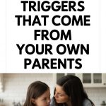 Understanding parental triggers and family dynamics through a caring mother comforting her child.