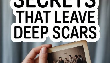 Hidden family secrets that cause emotional scars and impact family relationships over time.