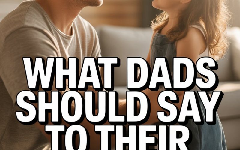 Father sharing a loving, tender moment with daughter in warm, cozy home, emphasizing father-daughter bond.