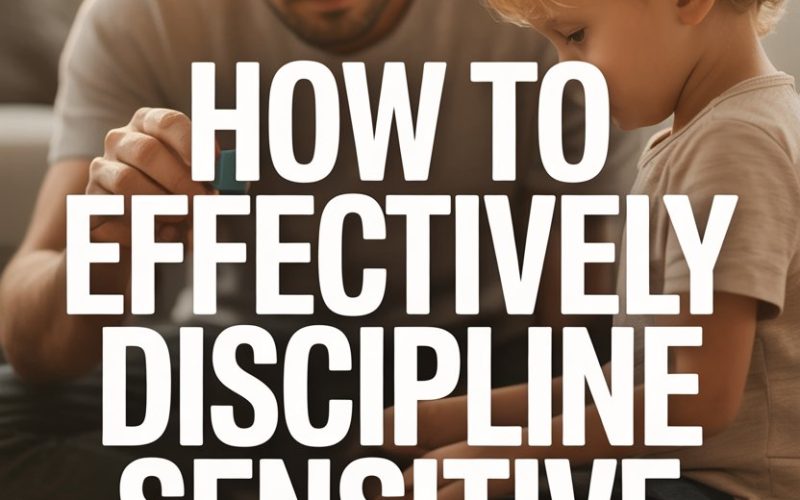 Parent and child playing gently, practicing effective discipline for sensitive children at home.