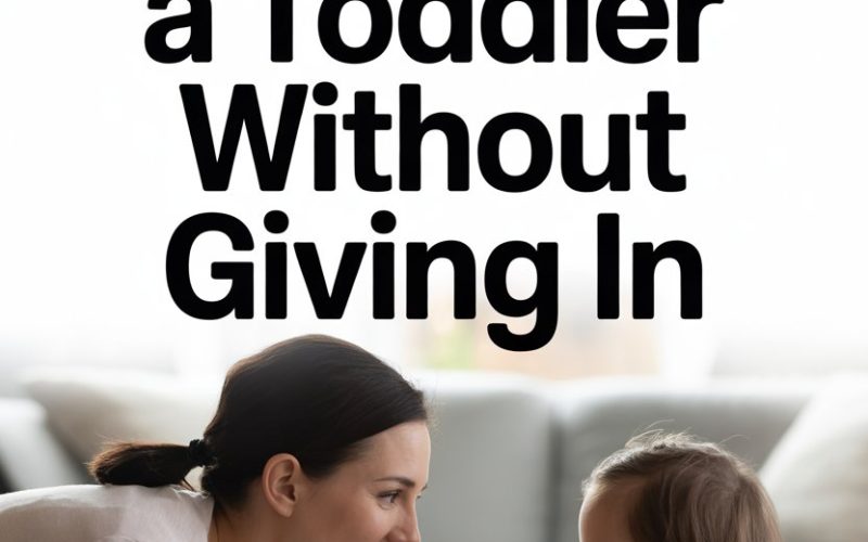 Mother and toddler practicing gentle parenting with playful, affectionate bonding and positive discipline.