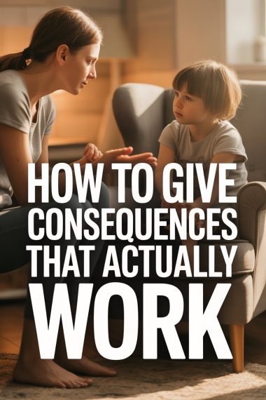 Mother and child having a heartfelt conversation about effective parenting consequences.
