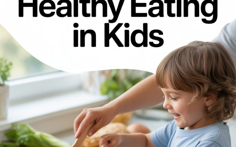 Young girl preparing colorful healthy fruit snacks with parental guidance in a bright, cheerful kitchen.