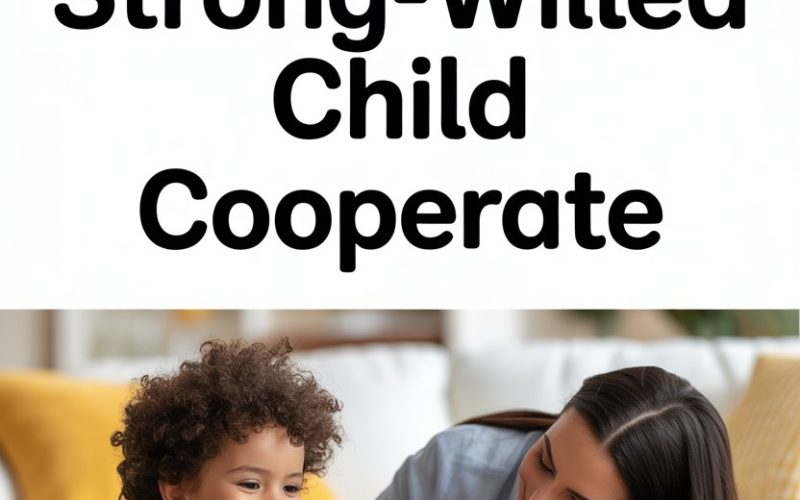 Parent tips for encouraging cooperation with strong-willed children during playtime.