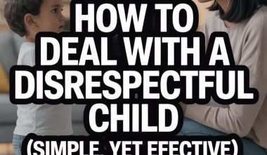 Parent and child having a calm, respectful conversation to handle disrespectful behavior effectively.