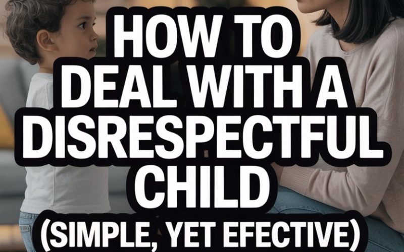 Parent and child having a calm, respectful conversation to handle disrespectful behavior effectively.