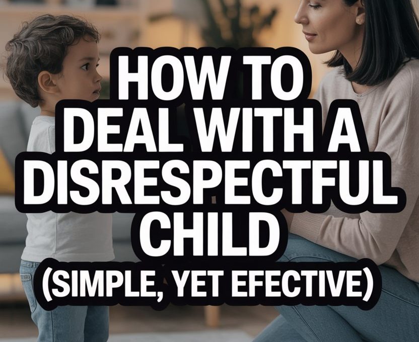 Parent and child having a calm, respectful conversation to handle disrespectful behavior effectively.